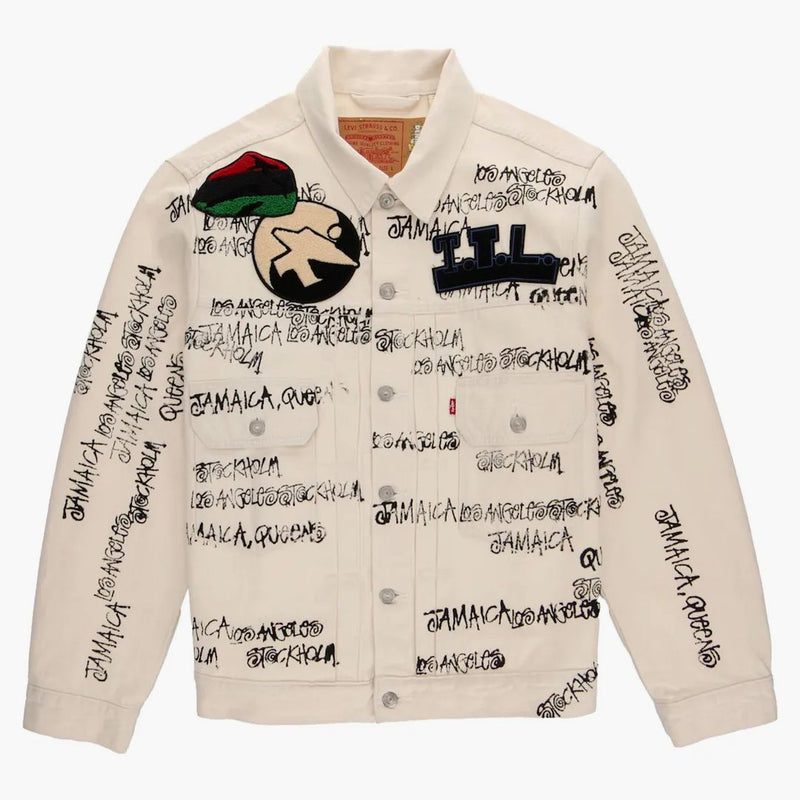 Stussy X Denim Tears X Our Legacy TTL Denim Jacket White