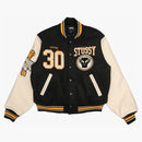 Stussy X Goldie Metalheadz 30 Varsity Jacket Black