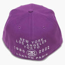 Stussy x New Era World Tour 59Fifty Fasted Cap Grape