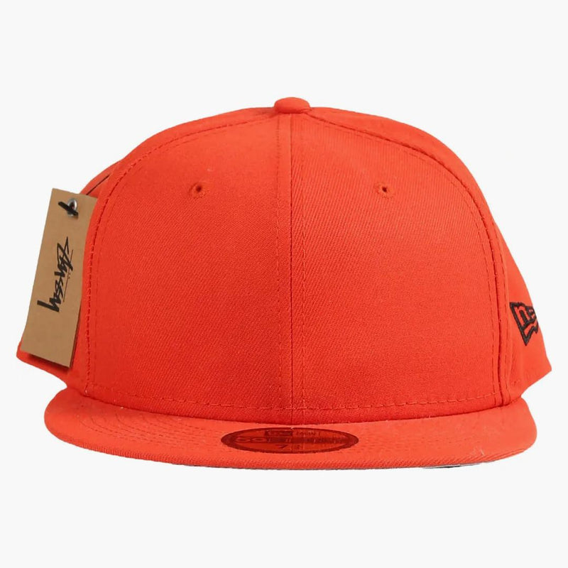Stussy X New Era World Tour 59fifty Fitted Cap Orange