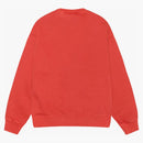 Stussy X Nike Pigment Dyed Fleece Crew Habanero Red