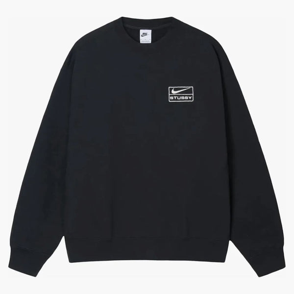 Stussy x Nike Fleece Crew Black - Kup w Hypenegan
