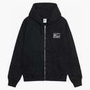 Stussy X Nike Stone Washed Fleece Zip Hoodie (ss24) Black