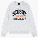 Stussy X Our Legacy Ol Collegiate Crew Ash Heather