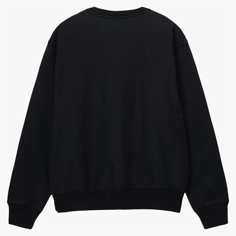 Stussy X Our Legacy Ol Collegiate Pigment Dyed Crewneck Black