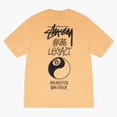 Stussy X Our Legacy Work Shop 8 Ball Yin Yang Pigment Dyed Tee Peach