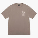 Stussy X Our Legacy Work Shop 8 Ball Yin Yang Pigment Dyed Tee Taupe