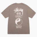 Stussy X Our Legacy Work Shop 8 Ball Yin Yang Pigment Dyed Tee Taupe