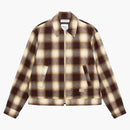 Stussy X Our Legacy Work Shop Blouson Flannel Jacket Nebraska Flannel Plaid