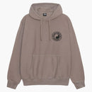 Stussy x Naše starší pracovní obchod Buana Pigment obarvená mikina taupe