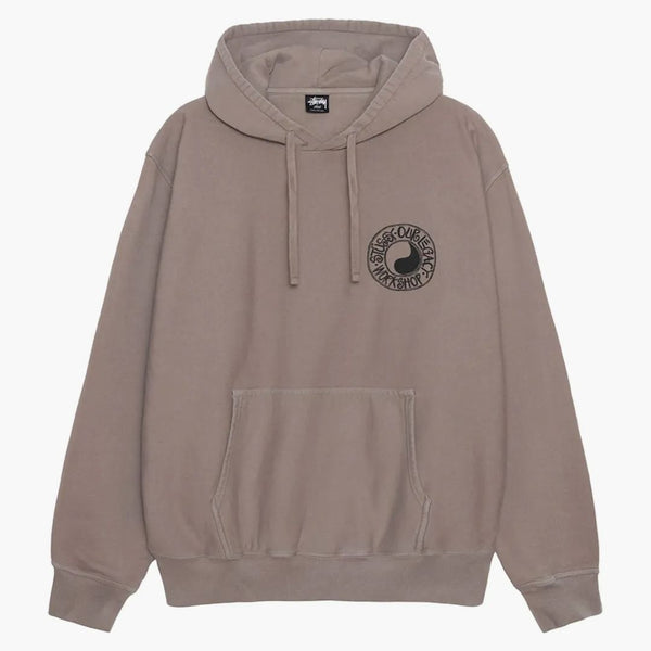 Stussy x Il nostro negozio di lavoro legacy Buana Pigment Dyed Hoodie Taupe
