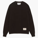 Stussy X Our Legacy Work Shop Knitted Roundneck Sweater Dark Brown Surfman