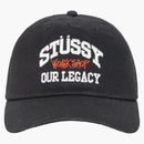 STUSSY X NAŠE LEDICKÝ PRACOVNÍ SHOP Low Profily Trucker Cap Black