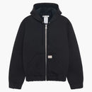 Stussy X Our Legacy Work Shop Scuba Zip Hoodie Black Scuba