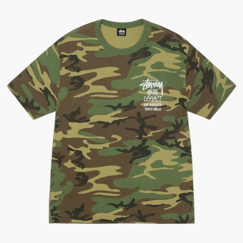 Stussy X Our Legacy Work Shop Surfman Pigment Dyed Tee Camo
