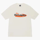 Stussy X Our Legacy Work Shop Swirl Pigment Dyed Tee Natural