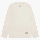 Stussy X Our Legacy Work Shop Thermal Longsleeve Cream Compact Cotton