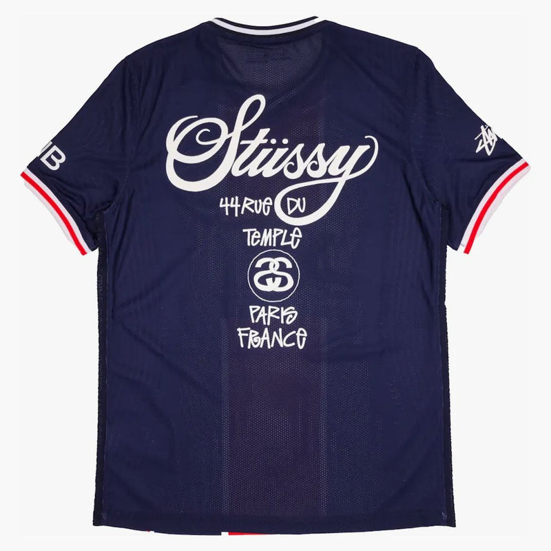 Stussy x PSG Football Jersey Blue