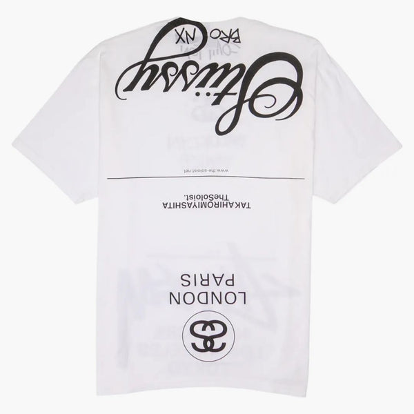 Stussy x Takahiro Miyashita The Solist World Tour Collection Thirt Whit White