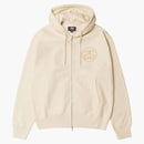 Stussy X Wales Bonner Fleece Zip Hoodie Ivory
