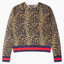 Stussy X Wales Bonner Leopard Sweater Golden