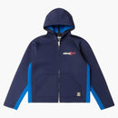 Stussy X Wales Bonner Neoprene Hoodie Navy