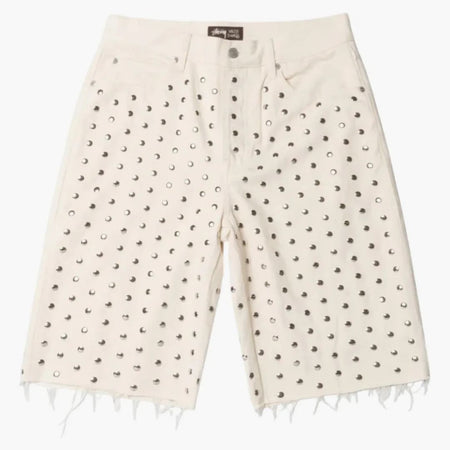 Stussy X Wales Bonner Studded Short Ivory