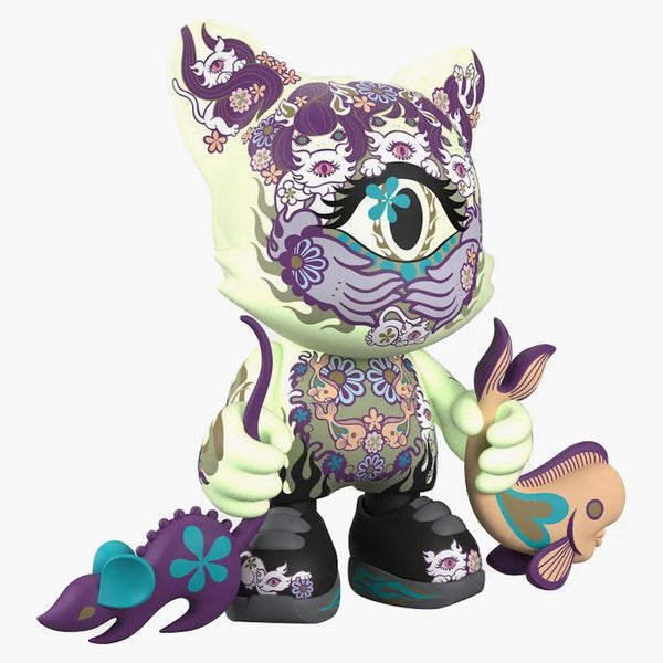 Superplastic Ailurophile Glow Superjanky by Junko Mizuno Figure
