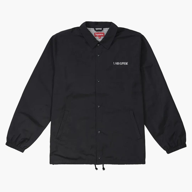 Supreme 1-800 Coaches Jacket Black