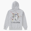 Supreme 1-800 Hooded Sweatshirt Heather Gray