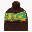 Supreme 18 Wheeler Beanie Brown