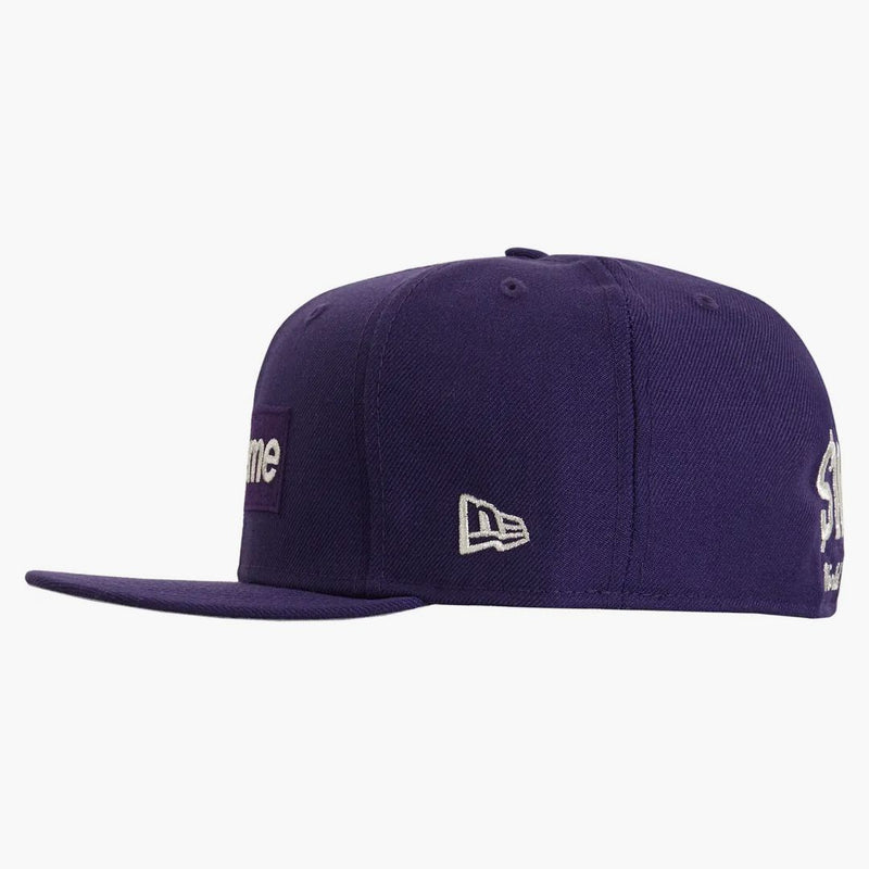 Supreme $ 1m Metallic Box Logo New era Purple