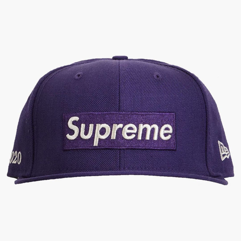 Supreme $ 1m Metallic Box Logo New era Purple