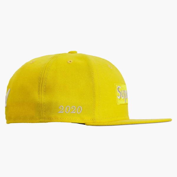 Supreme $1m Metallic Box Logo New Era Yellow