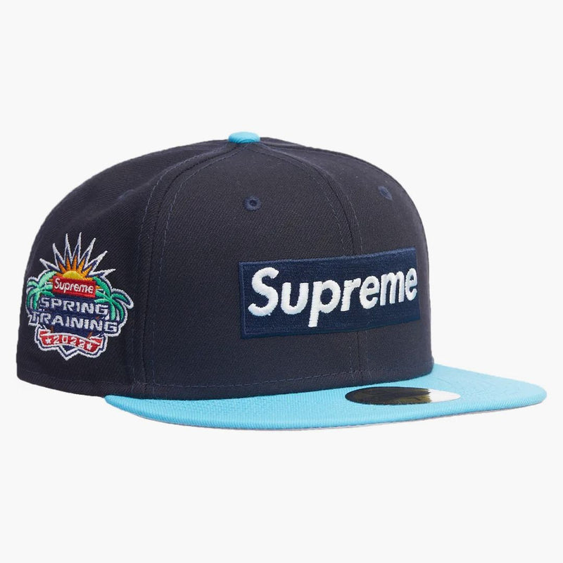 Supreme 2-tone Box Logo New Era Blue
