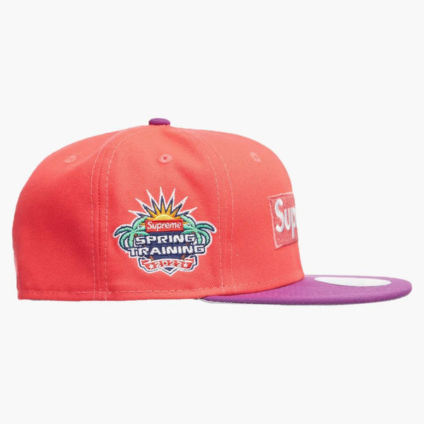 Supreme 2-tone Box Logo New Era Coral