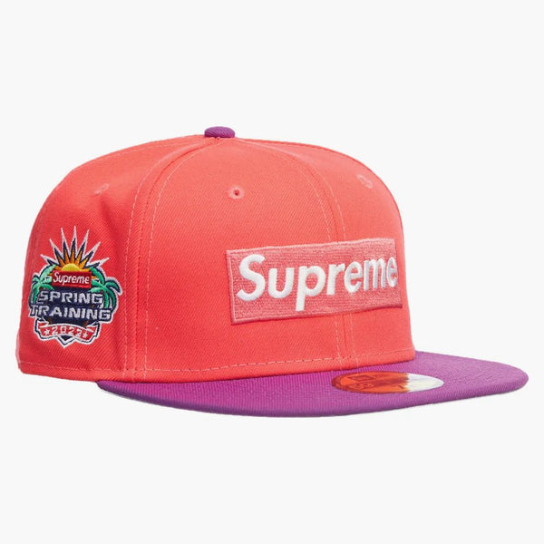 Supreme 2 tone Box logo New Era Coral