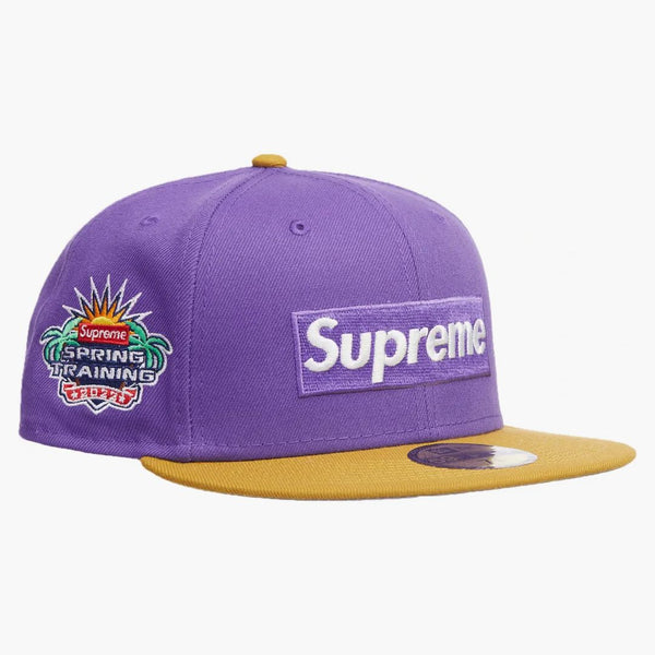 Supreme 2-tone Box Logo New Era Purple