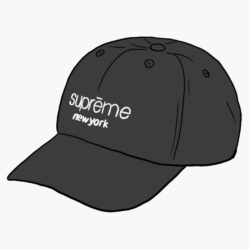 Supreme 2-tone canvas 6-panel black