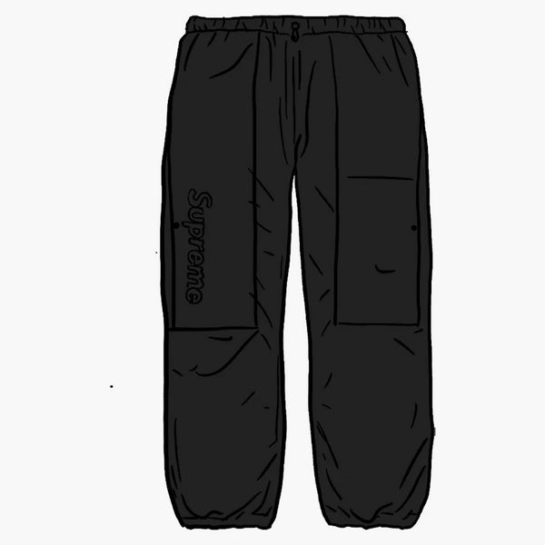 Supreme 2-tone Cinch Pant Black