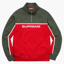 Supreme 2-tone Half Zip Sweatshirt Red