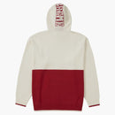 Supreme 2-tone hooded sweater white