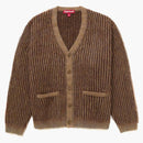 Supreme 2-tone Mohair Cardigan Light Brown