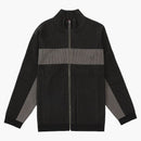 Supreme 2-Tone Ribbed Zip Up tröja svart
