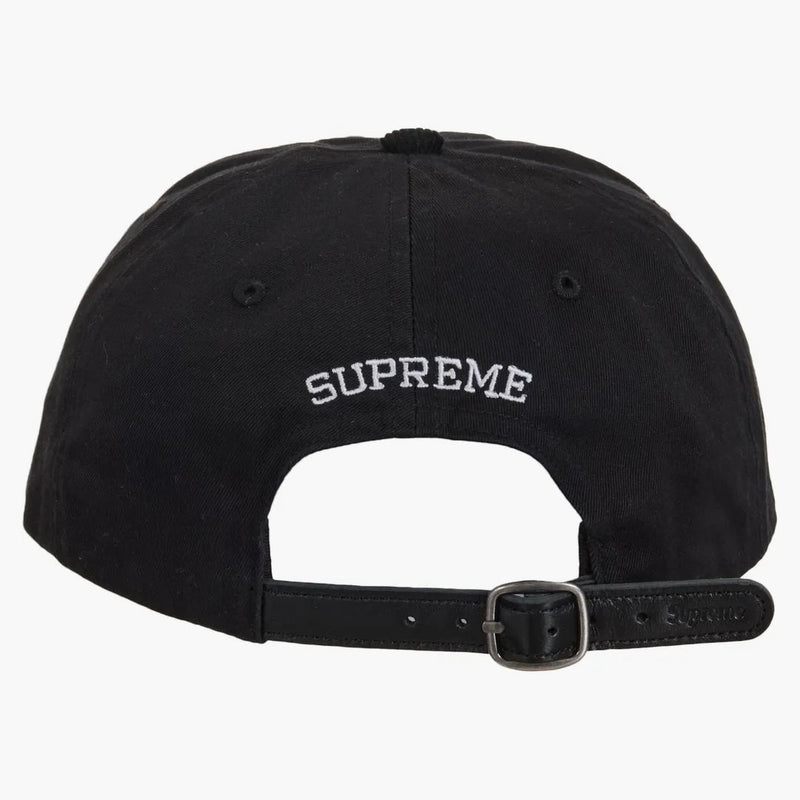 Supreme 2 Tone S Logo 6 Panel Black