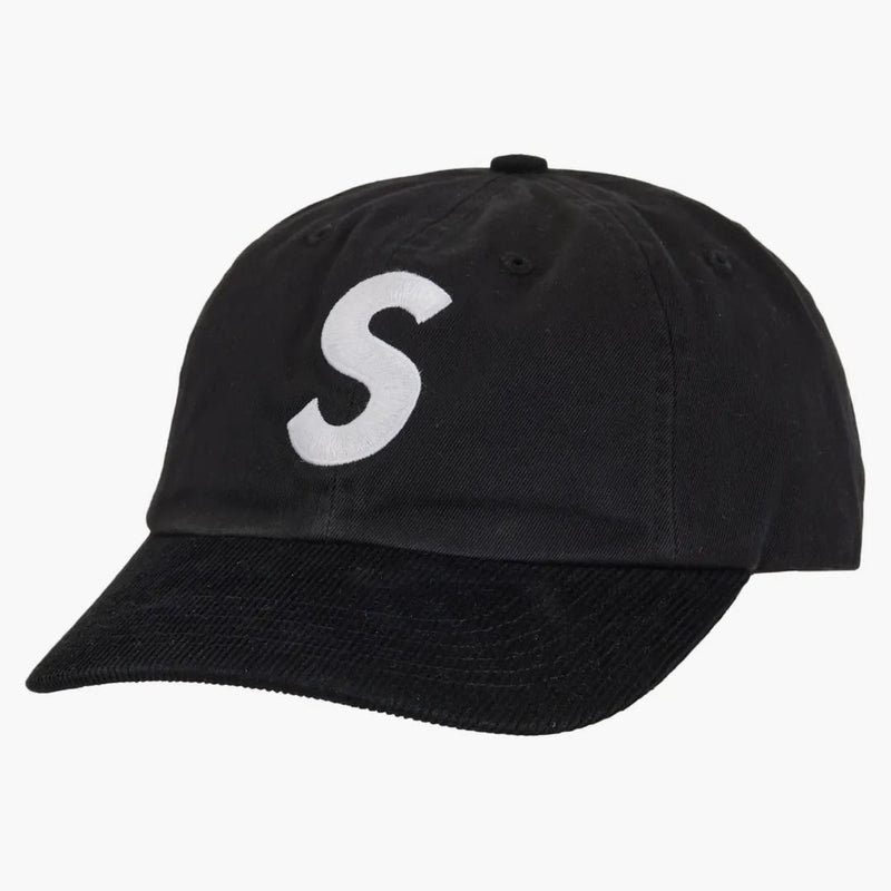 Supreme 2 Tone S Logo 6 Panel Black