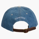 Supreme 2 Tone S Logo 6 Panel Washed Denim
