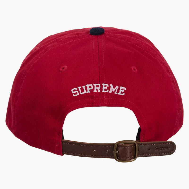 Supreme 2 Tone S Logo 6 Panel Red