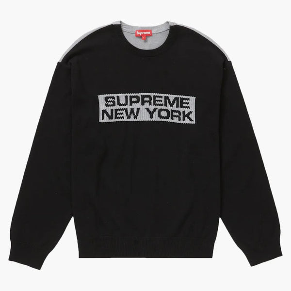 Supreme 2-tone Sweater Black