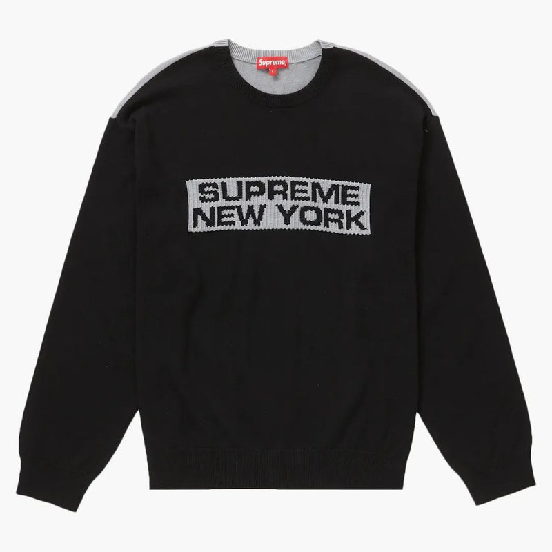 Supreme 2-tone Sweater Black